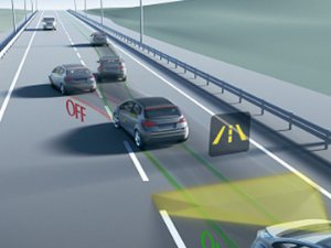 Imagen de apoyo: Si la pista por la que circulas se ve sorpresivamente obstaculizada: